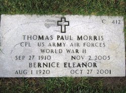 Thomas Paul “Tecumseh” Morris 