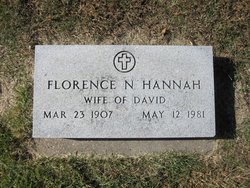 Florence Nirah <I>Knight</I> Hannah 
