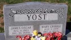 Mary Margaret <I>Gribble</I> Yost 
