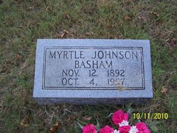 Myrtle <I>Johnson</I> Basham 