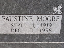 Maggie Faustine <I>Spangler</I> Montgomery Moore 