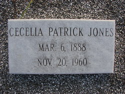 Cecelia Jane <I>Patrick</I> Jones 