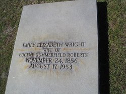 Emily Elizabeth <I>Wright</I> Roberts 