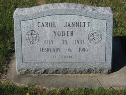 Carol Jannett <I>Corbett</I> Yoder 