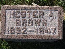 Hester A <I>Smith</I> Brown 
