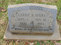 Carrie <I>Byerly</I> Ayers 