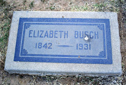 Elizabeth <I>Becker</I> Busch 