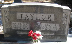 Mattie May <I>Higgins</I> Taylor 