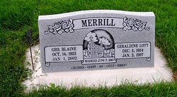 Geraldine <I>Lott</I> Merrill 