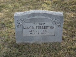 Mrs Caroline M. <I>Hartin</I> Fullerton 