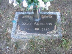Sadie <I>Andrews</I> Anderson 