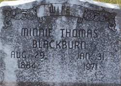 Minnie <I>Thomas</I> Blackburn 