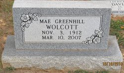 Mae <I>Greenhill</I> Wolcott 