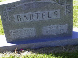Martha <I>Cordes</I> Bartels 