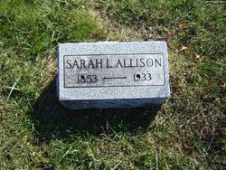 Sarah Louisa <I>Allison</I> Allison 