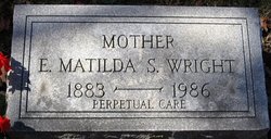 Emma Matilda <I>Sterner</I> Wright 