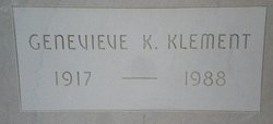 Genevieve K. Klement 