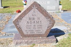 Rev Bob H. Adams 
