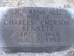Alice Rena <I>Allen</I> Bennett 
