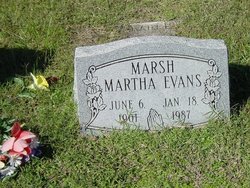 Martha <I>Evans</I> Marsh 
