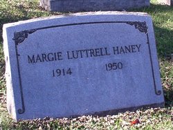 Margie <I>Luttrell</I> Haney 