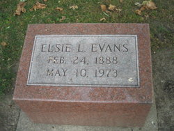 Elsie L. <I>Lyon</I> Evans 