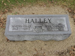 Martha Ellen “Mattie” Halley 