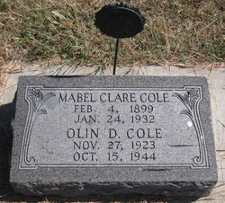 Mabel Clare <I>Anderson</I> Cole 