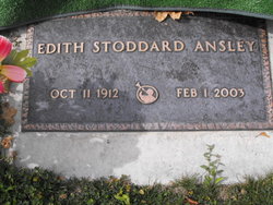 Edith <I>Stoddard</I> Ansley 
