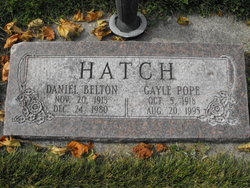 Gayle <I>Pope</I> Hatch 