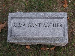 Alma <I>Gant</I> Ascher 