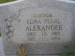 Edna Pearl <I>Thompson</I> Alexander 