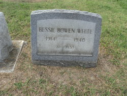 Bessie <I>Bowen</I> White 