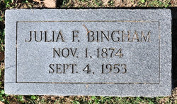 Julia Florence <I>Hampton</I> Bingham 