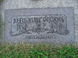 Effie Ruby <I>Gipe</I> Deckwa 