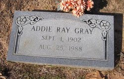 Addie <I>Ray</I> Gray 