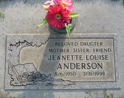Mrs Jeanette Louise <I>Johnson</I> Anderson 