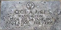 Cecil A. Ahlf 