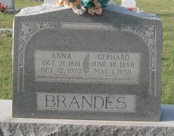 Anna Bertha “Annie” <I>Kramer</I> Brandes 