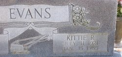 Kittie Rue <I>Burns</I> Evans 