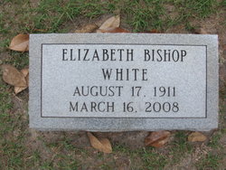 Elizabeth Mahala “Betty” <I>Bishop</I> White 