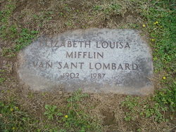 Elizabeth Louisa <I>Mifflin</I> Lombard 