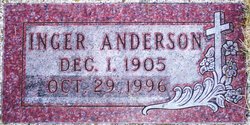 Inger Marie <I>Anfinson</I> Anderson 