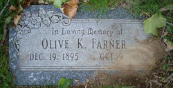 Olive K <I>Snyder</I> Farner 