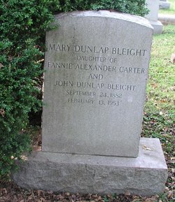 Mary Dunlap Bleight 