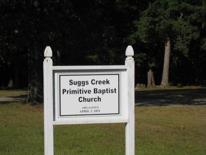 Suggs Creek Primitive Baptist Church Cemetery