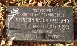 Katherin <I>Hatch</I> Freeland 