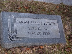 Sarah Ellen <I>Johnson</I> Powers 