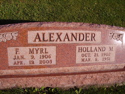 Frances Myrl <I>Musselman</I> Alexander 
