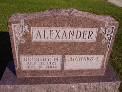 Dorothy M Alexander 